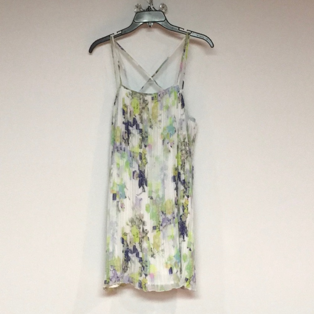 Bcbg generation pleated scrappy dress
